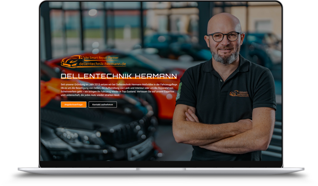 Dellentechnik Hermann Mockup