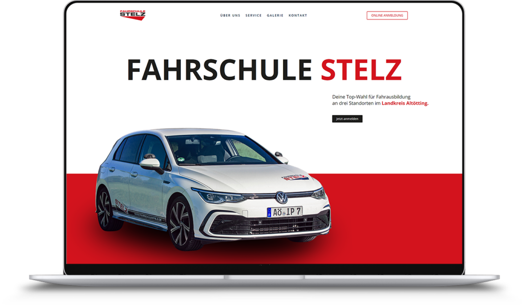 Fahrschule Stelz Mockup