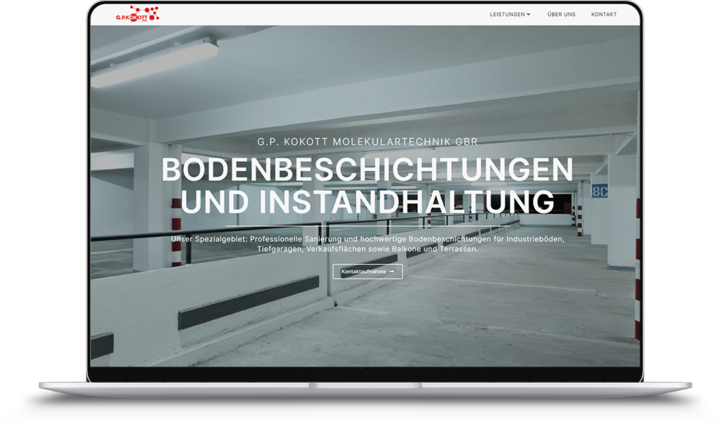 Kokott Molekulartechnik Mockup