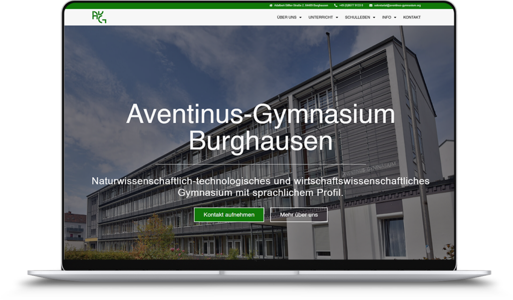 Aventinus Gymnasium Mockup